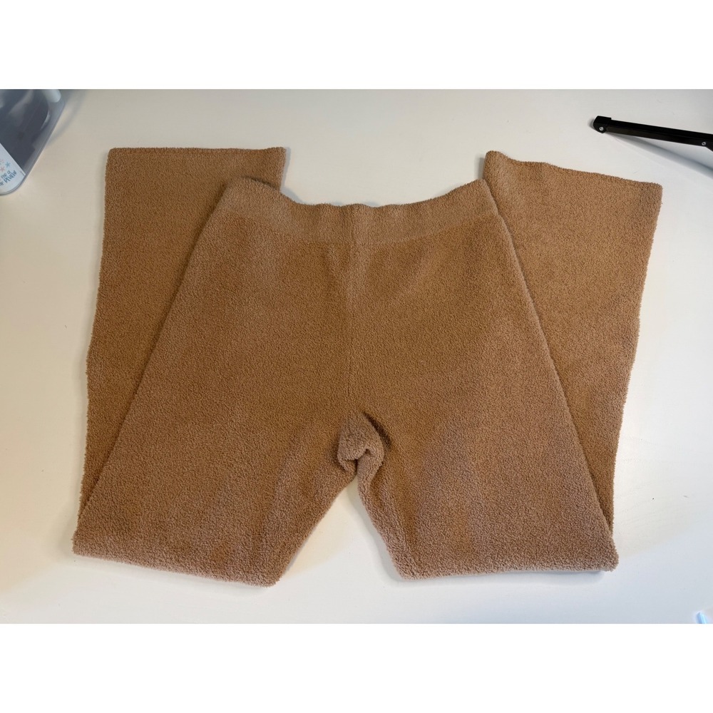 Victorias Secret On Point Fleece Flare Lounge Pants Camel Brown Small Medium